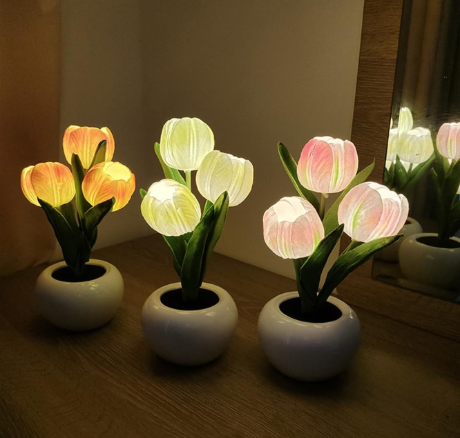 Lámpara Tulipán Táctil
